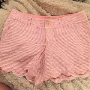 Seersucker Lilly Pulitzer shorts