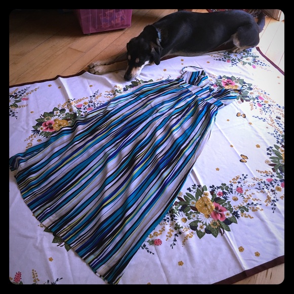 All silk Trina Turk maxi dress