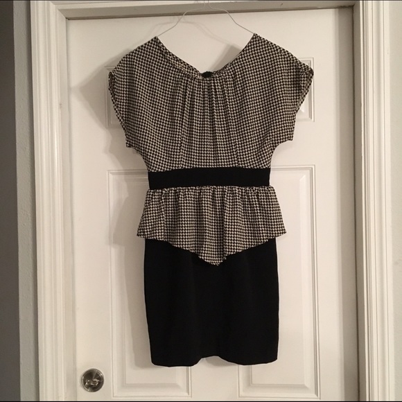 Peplum top dress