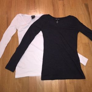 Set of 2 Wet Seal Long Sleeve Camis