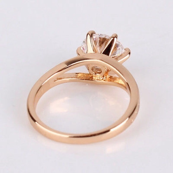 18K gold filled round ring - Picture 2 of 4
