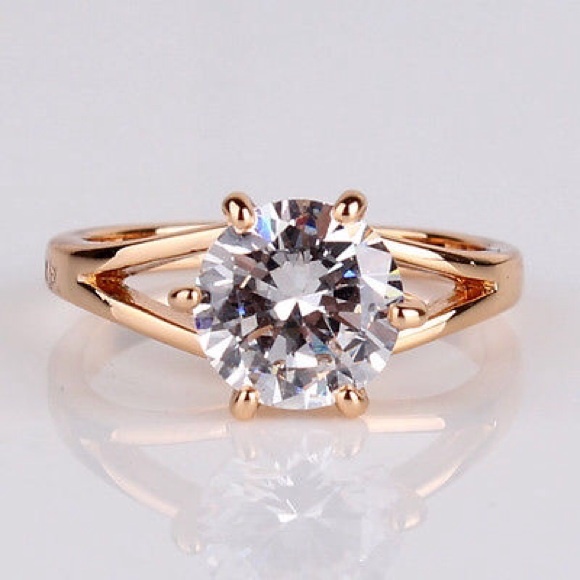 18K gold filled round ring - Picture 3 of 4