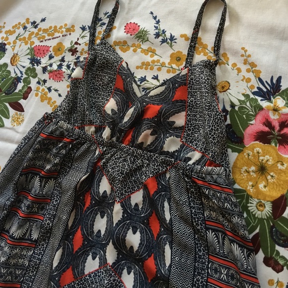 NWOT, Rare patterned maxi dress - Picture 3 of 4