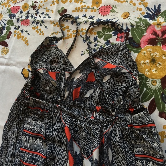 NWOT, Rare patterned maxi dress - Picture 4 of 4