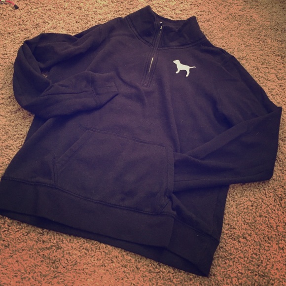 PINK Half Zip Pullover