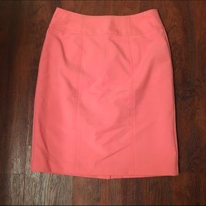 NWOT Bright Coral Pencil Skirt
