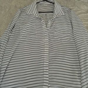 B & W Striped Blouse