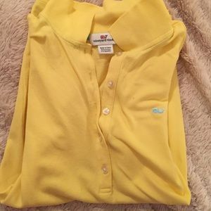 Yellow vineyard vines polo