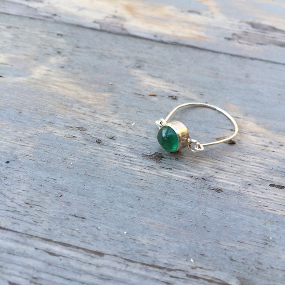 🆕Jade • Sterling Silver Wire Ring