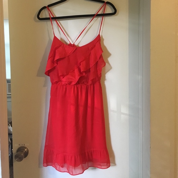 American eagle red dress