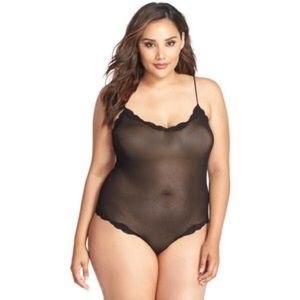 Only Hearts Plus Sheer Bodysuit