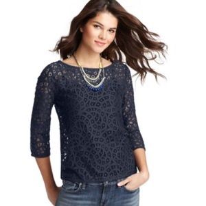 Loft 3/4 lace top