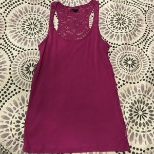 American Eagle Full Lace Back Tank