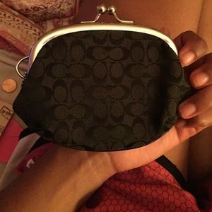 Authentic Coach change purse