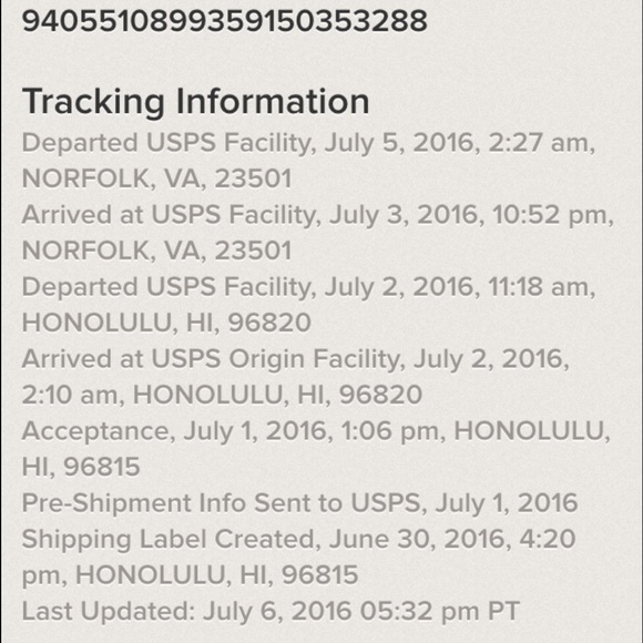 Tracking Info. - image 1