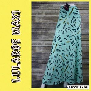 NWT Lularoe feather Maxi