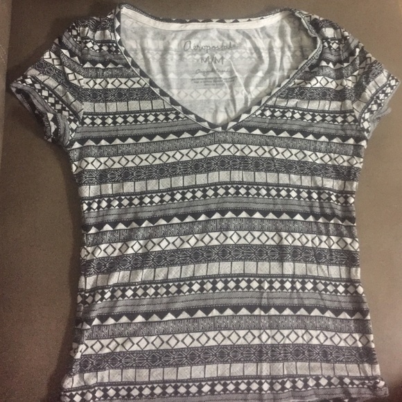 Aztec print crop top