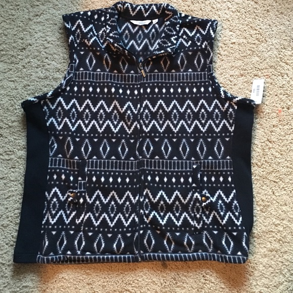 Brand new flannel vest!