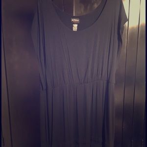 Black comfy T-shirt dress