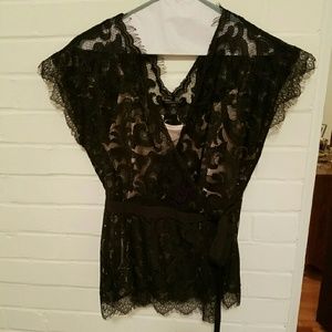Beautiful lace wrap top