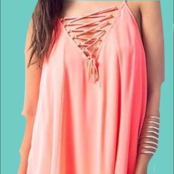 Bright Coral Dress