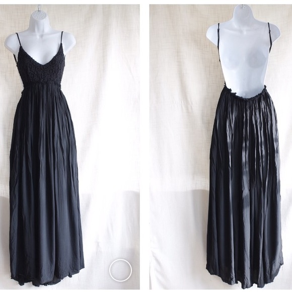 Black Maxi Dress - Picture 3 of 3