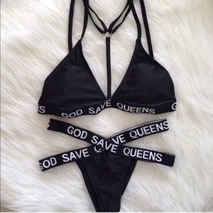 God Save Queens bikini
