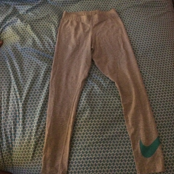 a pair of Nike leggings