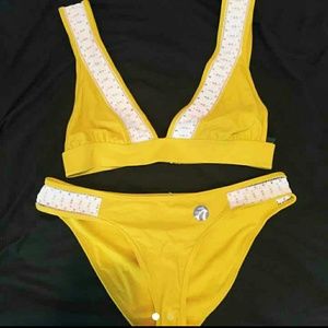 Yellow Aerie Swimsuit