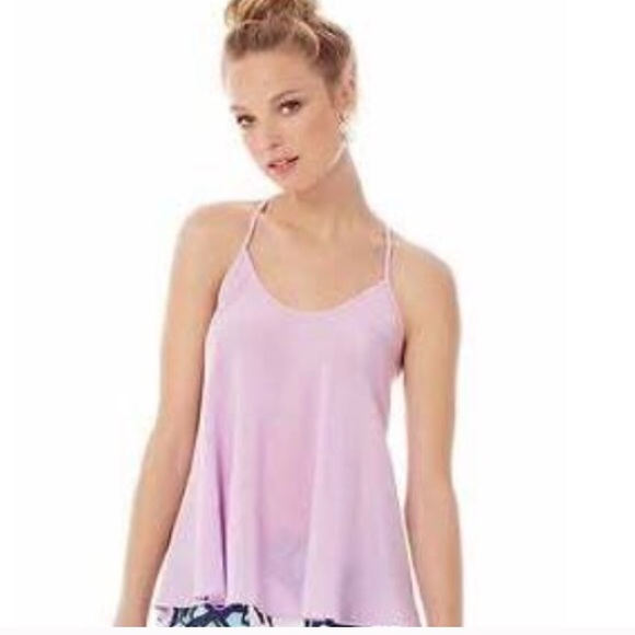Iilly Pulitzer lavender silk cami size XS new