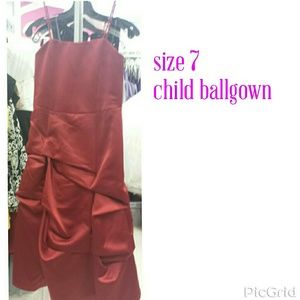 Size 7 child ball gown