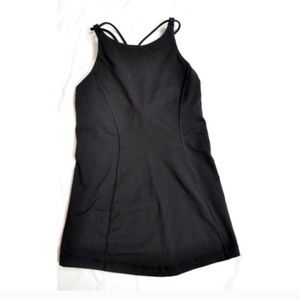 Lululemon athletica black cross back tank top 2