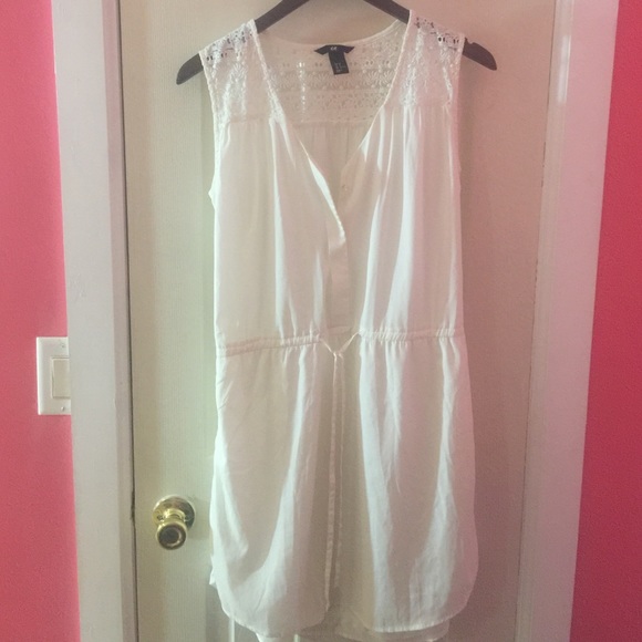 H&M white summer dress