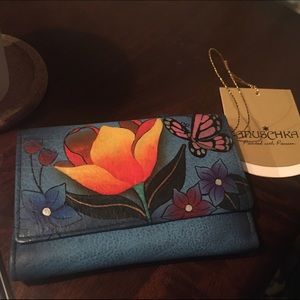 Anuschka clutch wallet