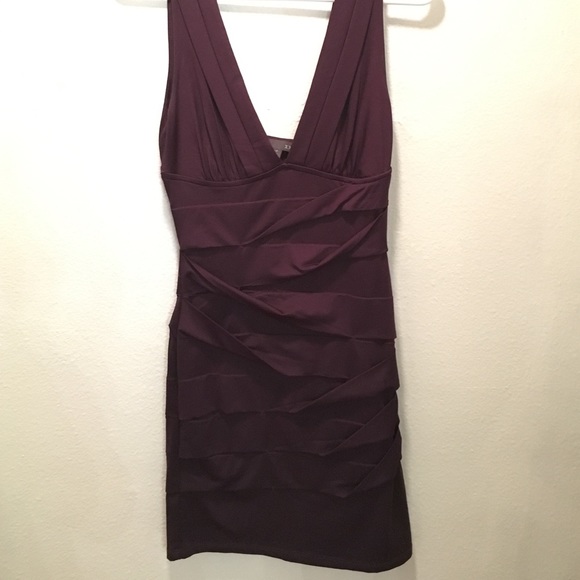 Forever 21 bodycon dress in eggplant