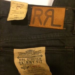 RRL Stretch Skinny Fit Jean in indigo