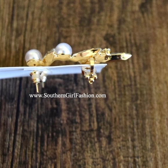 CRYSTALLIZED EARRINGS Boho Ear Cuff Crawler Set - Picture 3 of 4