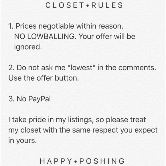 Closet rules