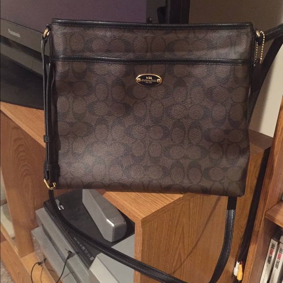 Authentic Coach purse and wristlet set