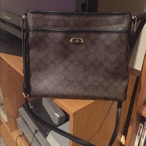 Authentic Coach purse and wristlet set