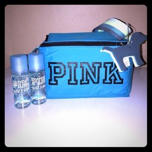 Pink lunch kit/key chain doggie/mist