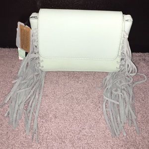 Mila Suede Fringe Crossbody Bag
