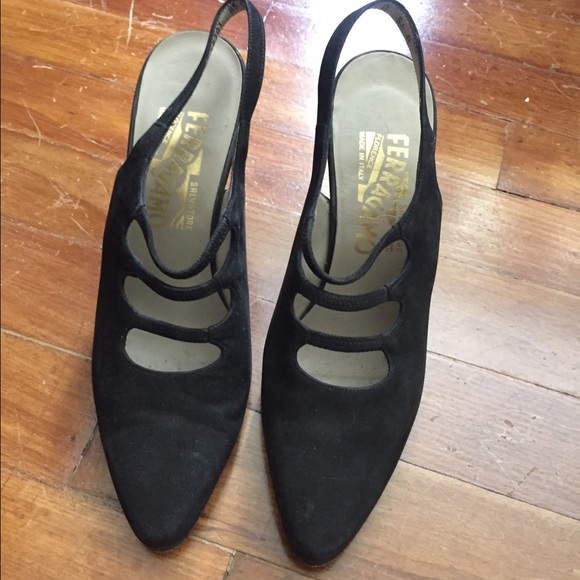 Vintage Ferragamo Mary Jane Heels