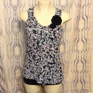 Candie's blue floral top. Like new