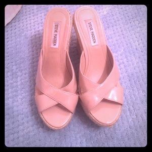 Steve Madden Nude Wedges