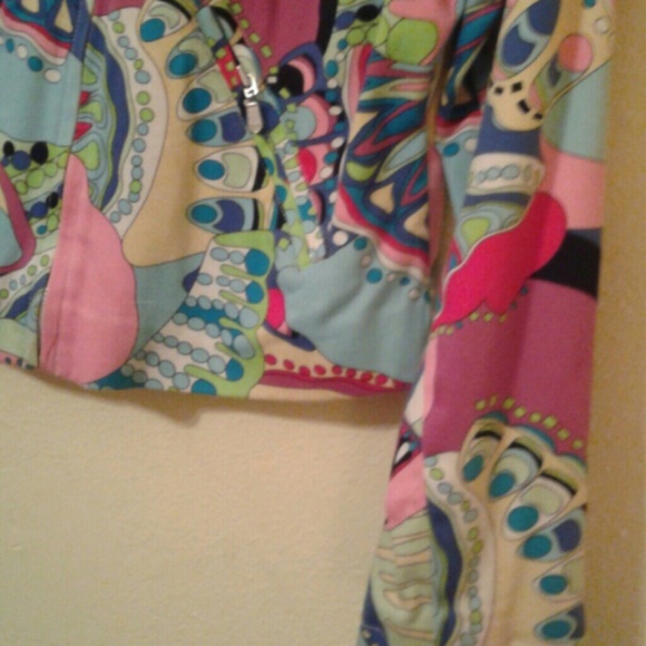 A MULTICOLORED RETRO LIGHTWT. BLAZER - Picture 3 of 4