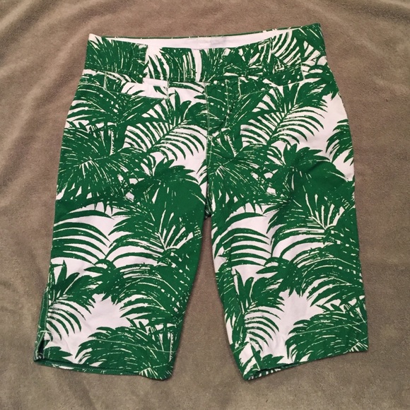 Old Navy Palm Leaf Bermudas