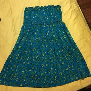 Free People strapless dress