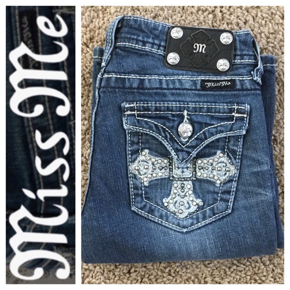 Miss Me Other - DISTRESSED Miss Me JK5046B4 boot jean size 14 kids