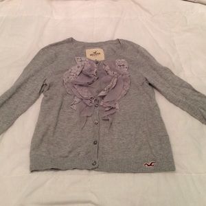 Hollostwr grey cardigan